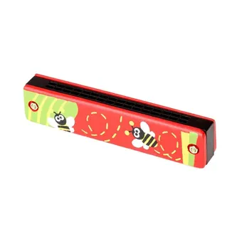 Красочная губная гармошка тремоло на 16 отверстий, губная гармошка, детский музыкальный инструмент, Развивающая игрушка в подарок для детей