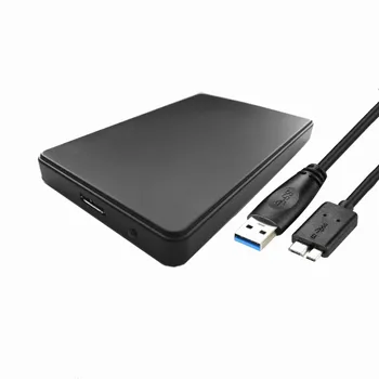 Коробка для жесткого диска SSD, 2,5-дюймовый адаптер USB 3.0 2.0, поддержка 2 ТБ HD Корпус внешнего типа, чехол для диска для WIndows, разъемы Mac