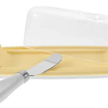 Масленка с ножом и крышкой, ящик для хранения сыра для морозильной камеры на столешнице