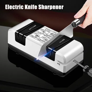 Электрическая точилка для ножей Многофункциональная автоматическая точилка для отверток с прорезями, ножниц, ножей Электрическая быстрая точилка