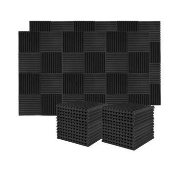 Звукоизоляционная доска 120 шт, студийная пена для звукоизоляции стен, 2,5 X 30 X 30 см